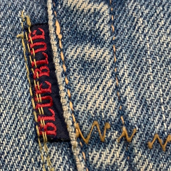 COPY - BLUE BLUE Japan rare patch-distressed jeans - Picture 8 of 16